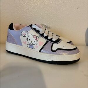 Hello Kitty Kids Sneakers - Lavender and White